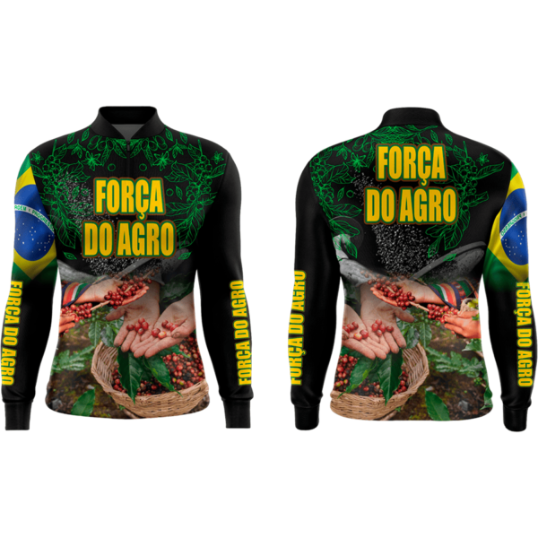 Camiseta  Manga Longa Dry-Fit Agro do Brasil