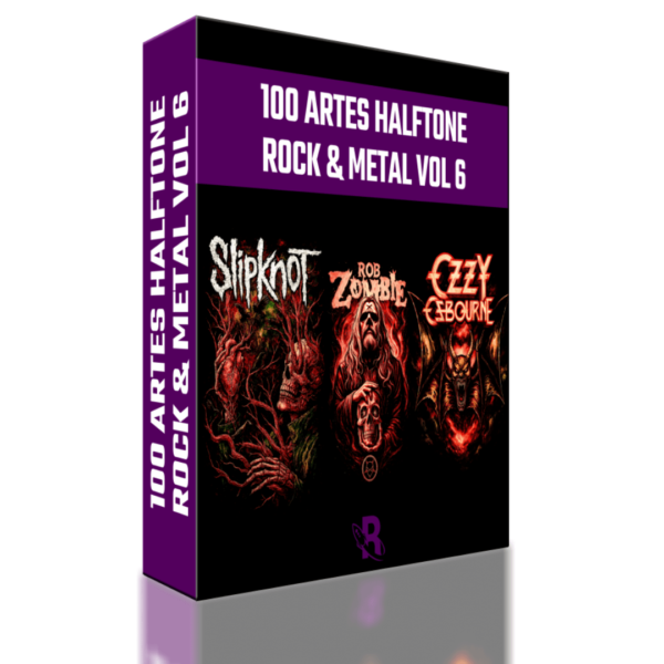 100 Artes Halftone - Rock & Metal Vol 6