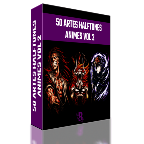 50 Artes Halftone - Animes Vol 2
