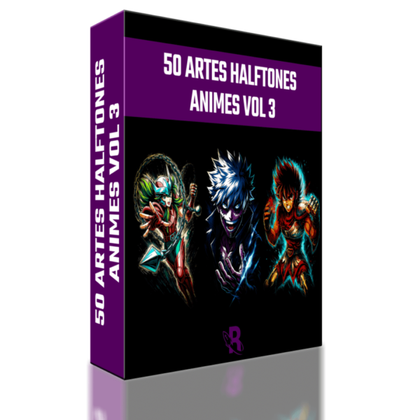 50 Artes Halftone - Animes Vol 3