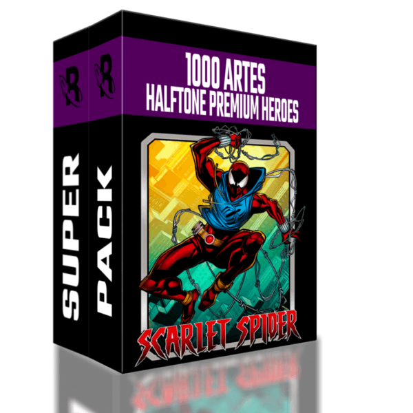 1000 Artes Halftone Premium Heroes