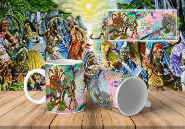 16 Artes Canecas Orixás - Image 8